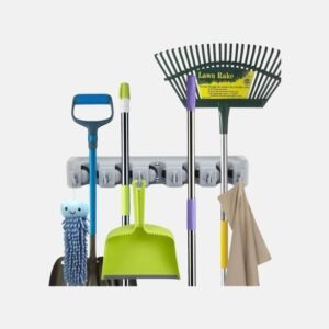 Wall Mounted Mop & Broom Holders (Pack of 2)