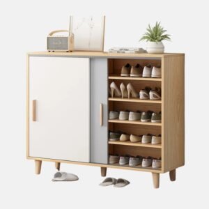 Stylish Wooden Shoe Rack for Modern Homes