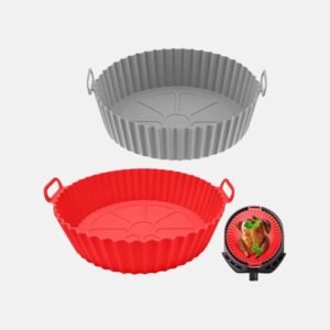 4 Pack Silicone Air Fryer Pots (Non-Stick)