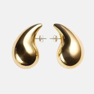 Chunky Teardrop Earrings for Women's Daily Wear